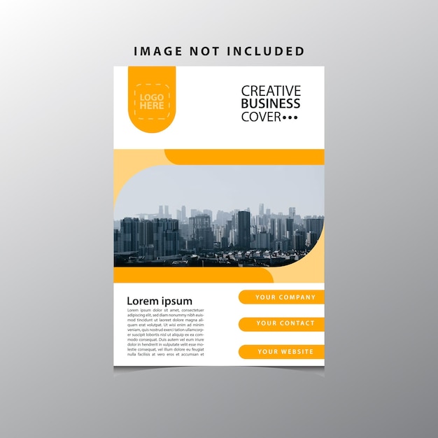 creatieve zakelijke flyer template