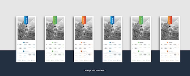 Creativ horizontal wall calendar