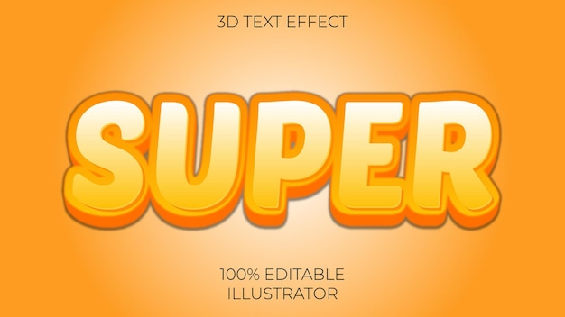 Creative 3D Text Effect Design.