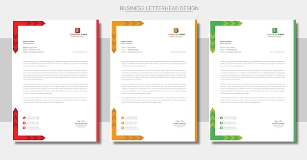 Creative a4 business carta intestata design stampa vettore pronto