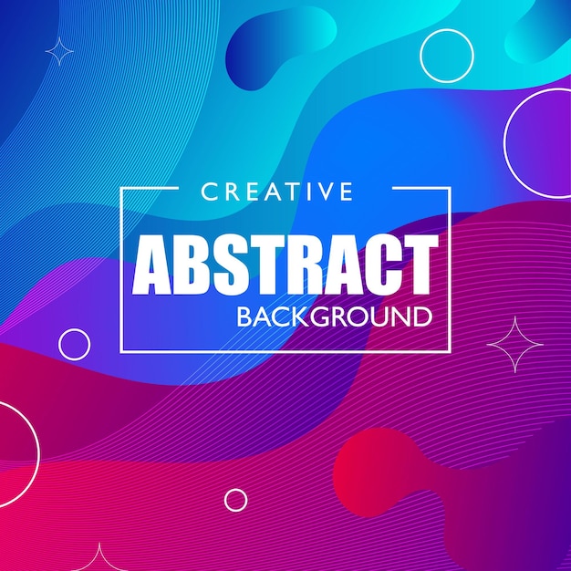 Creative Abstract Background blue and purple