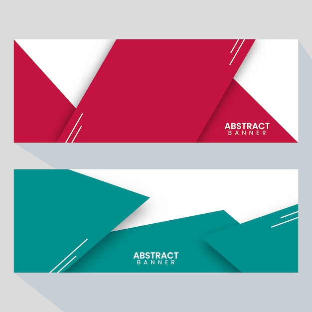 Premium Vector | Creative abstract banner web templates banners ready for  use in web or print design