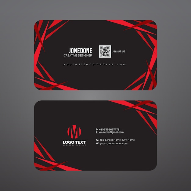 Creative Abstract Business Card