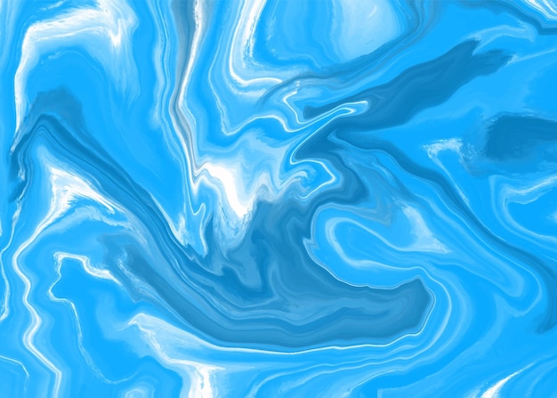 Creative abstract fluid art with liquid marble effect