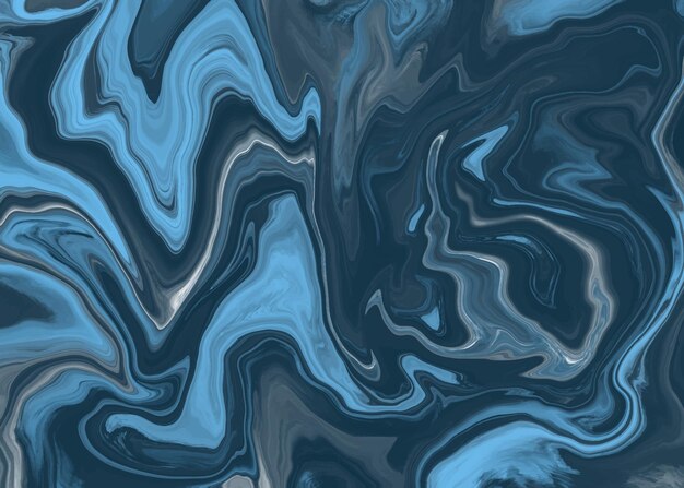 Vector creative abstract fluid art with liquid marble effect