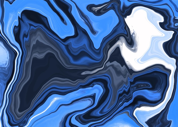 Vector creative abstract fluid art with liquid marble effect