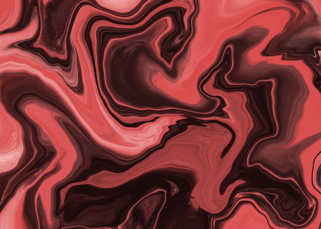 Creative abstract fluid art with liquid marble effect