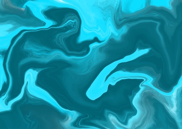 Creative abstract fluid art with liquid marble effect