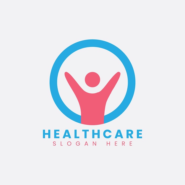 Creative abstract modern clinic hospital logo design colorful gradient clinic logo template