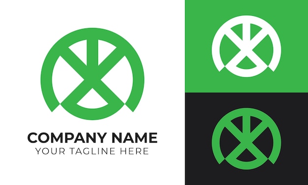 Creative abstract modern minimalist business logo design template