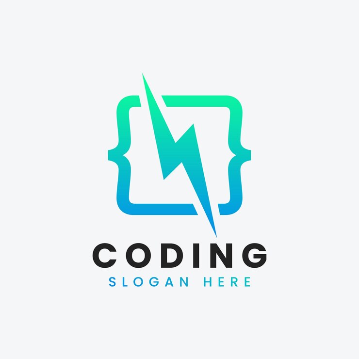 Premium Vector | Creative abstract modern programming coding logo ...