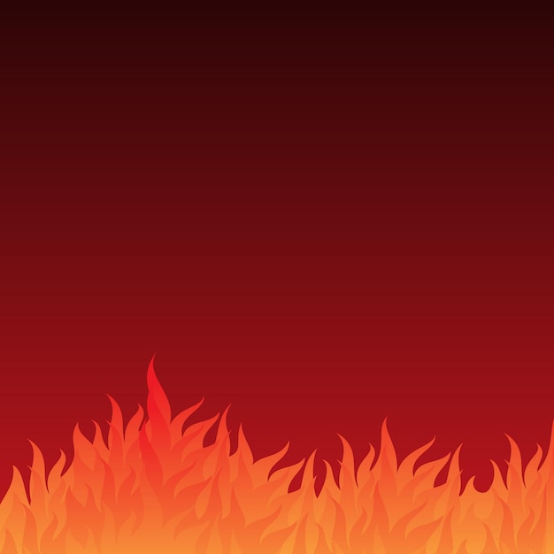 Vector creative abstract and simple flame background with gradation color