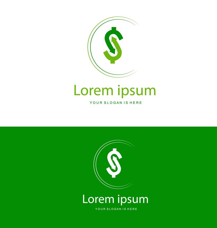 Vector creative accounting logo