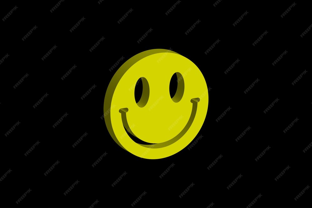 Premium Vector Creative aesthetic smiley face vector design