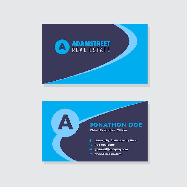 Дизайн визитной карточки Creative Agency