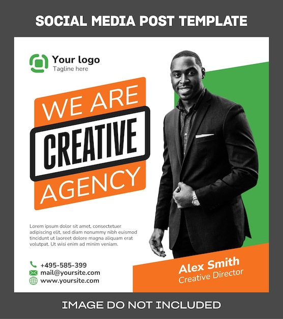 creative agency social media template