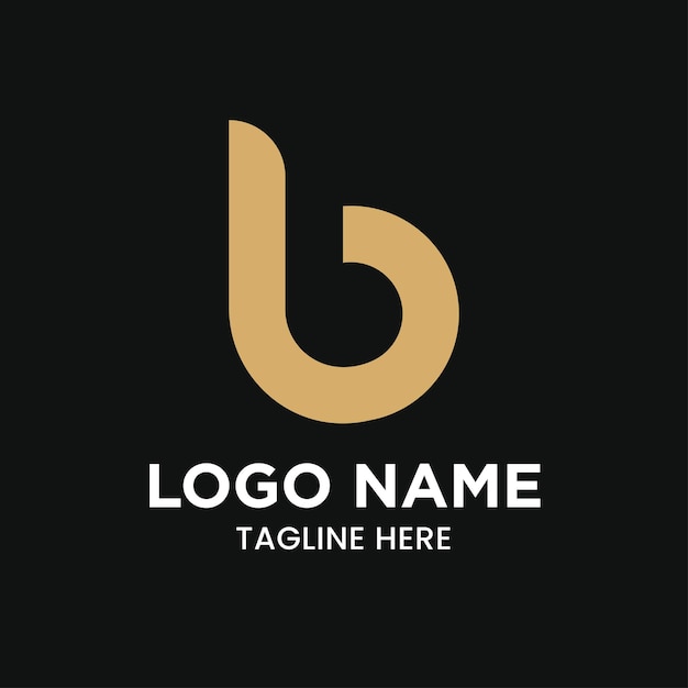 Vector creative b letter logo vector design