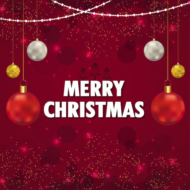 Creative background for merry christmas and happy new year