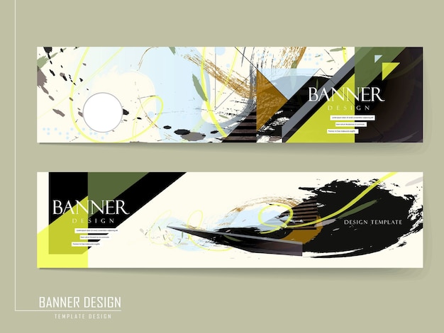 Vector creative banner design