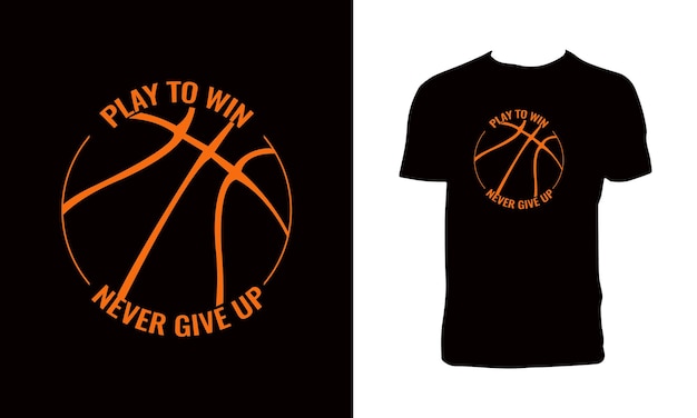 ベクトル クリエイティブなバスケットボール t シャツのデザイン