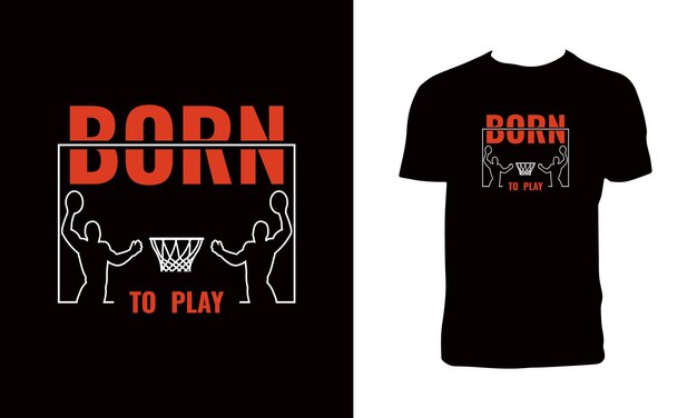 Creative Basketball T Shirt Design