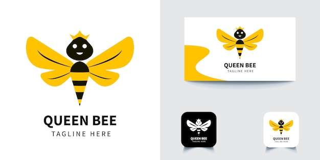 Creative Bee vector Logo Design Template