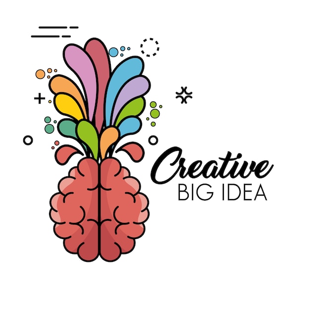Vector creative big idea icons