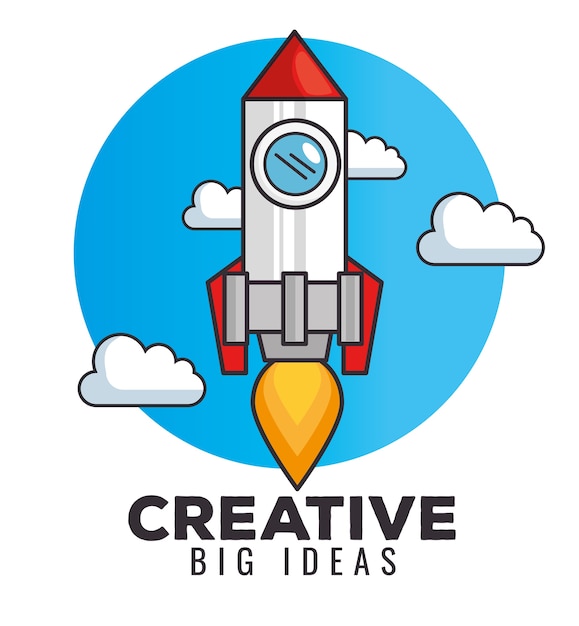Creative big idea set icons