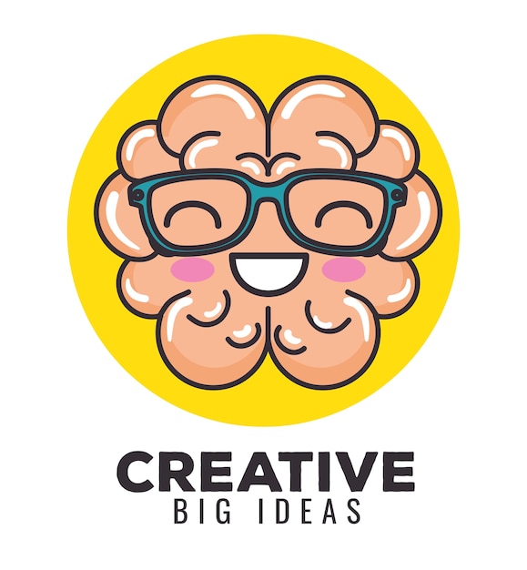 Creative big idea set icons