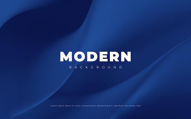 Creative blue web design background