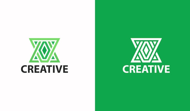 creative brand logo simple design