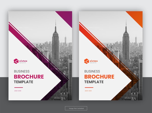 Vector creative brochure cover annual report flyer template