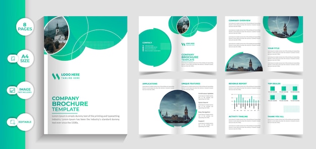 Creative brochure template design