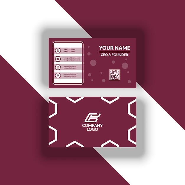 Creative buisness card design template