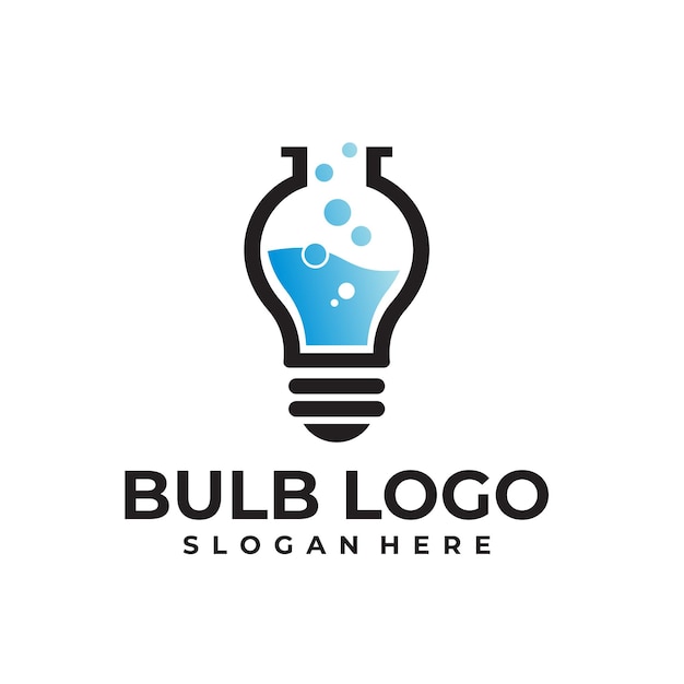 Vector creative bulb logo vector design template