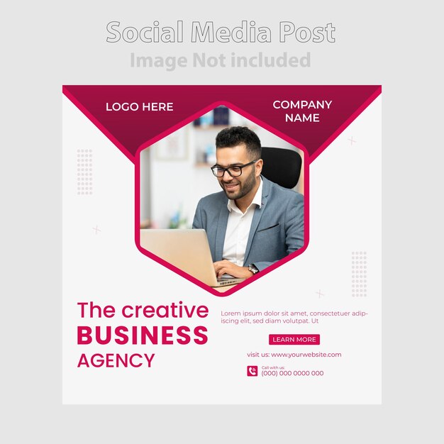 creative business agency social media post design