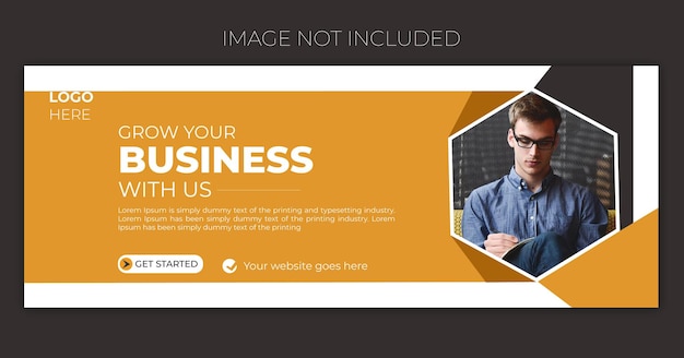 Creative Business banner template design