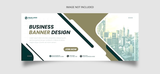 Vector creative business banner template