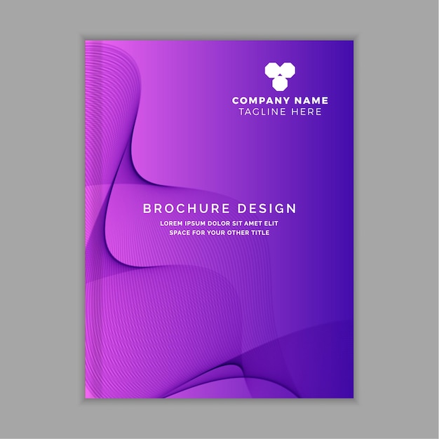 Vector creative business brochure template banner design.