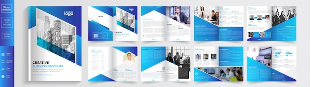 Creative business brochure template.