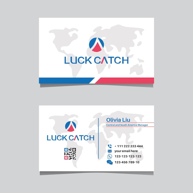 Vector creative business card design tamplate.