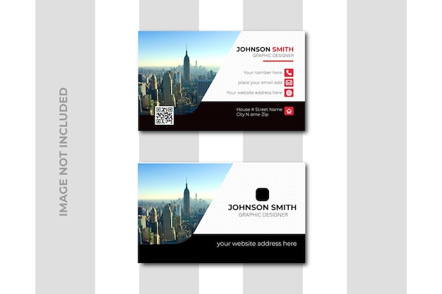 Vector creative business card design template design