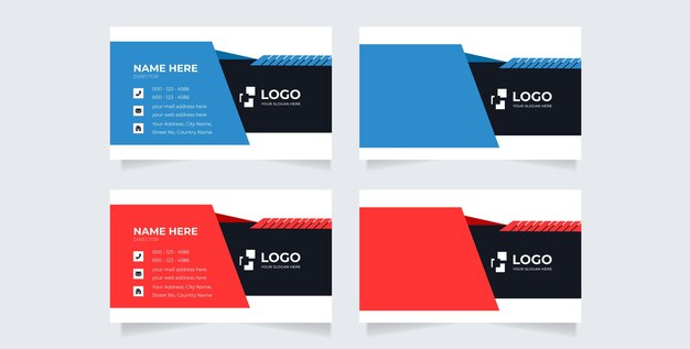 Vector creative business card design template for your business cards design template business style