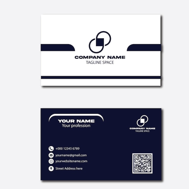 Vector creative business card design template