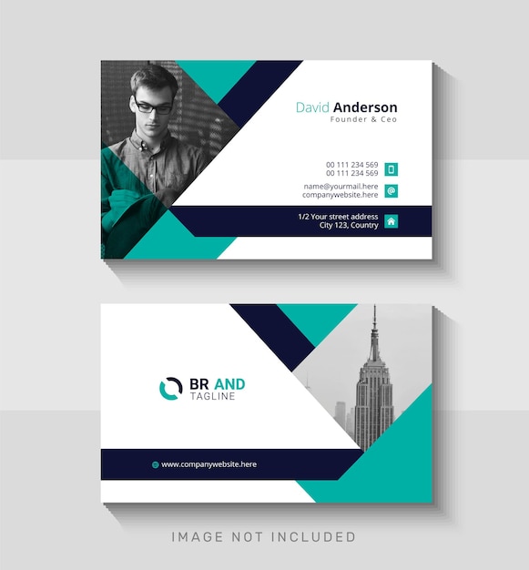 Creative business card design template