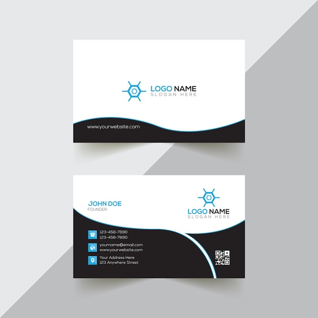 Creative business card design template