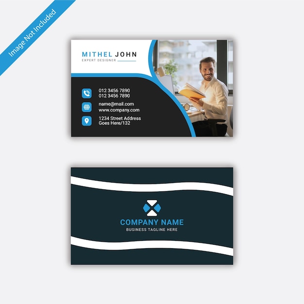 Creative business card design template