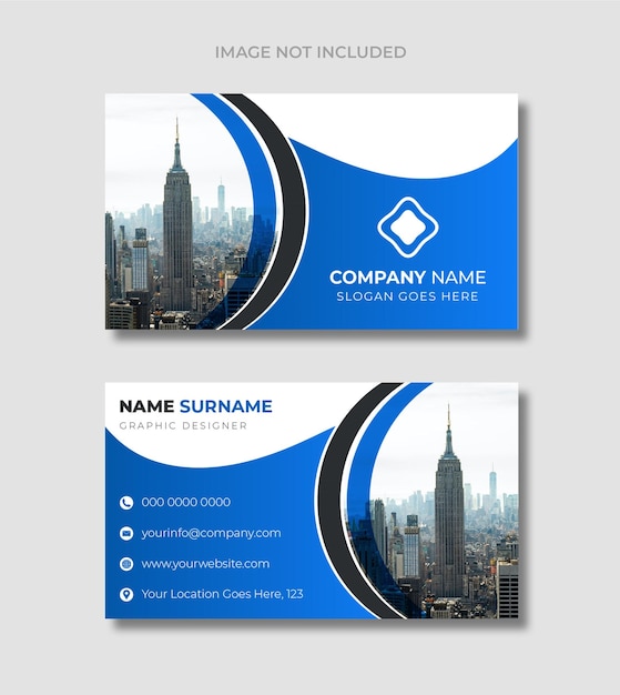 Creative business card design template