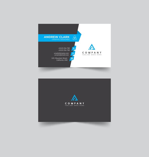 Vector creative business card design template