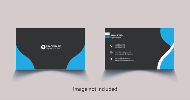 Creative business card design template